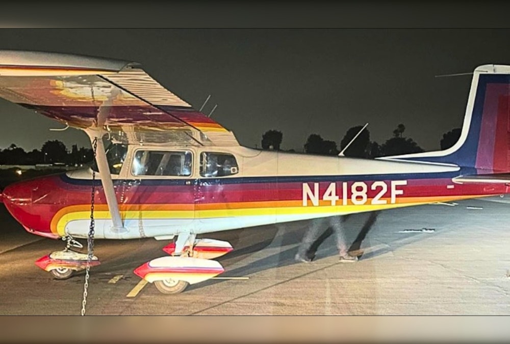 Stolen Cessna 172 Plane Recovered at San Gabriel Valley Airport, El Monte Police Investigating Mysterious Theft