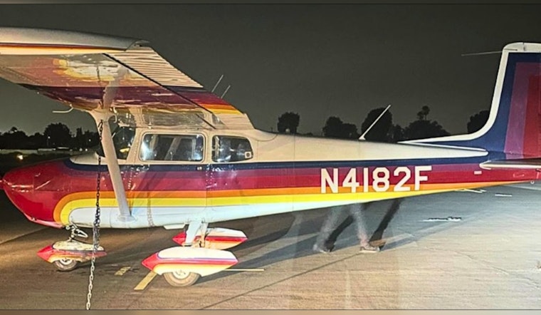 Stolen Cessna 172 Plane Recovered at San Gabriel Valley Airport, El Monte Police Investigating Mysterious Theft