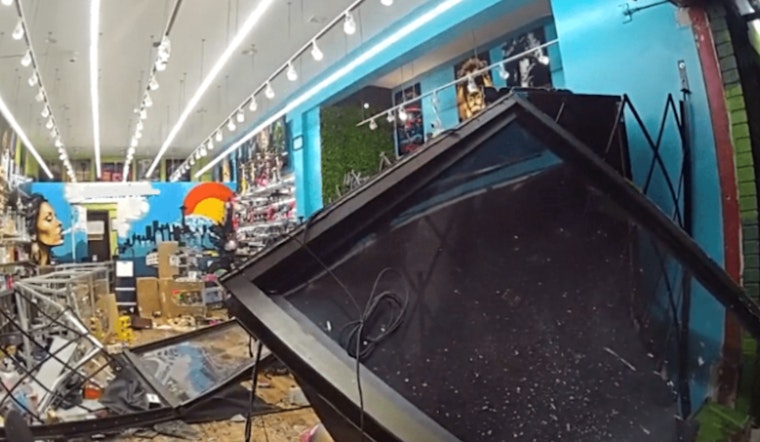 Stolen Vehicle Rams into West Seattle Smoke Shop in Early Morning Smash-and-Grab Heist