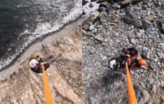 VIDEO: Stranded Hikers Rescued by Helicopter in Daring Operation at Point Reyes National Seashore