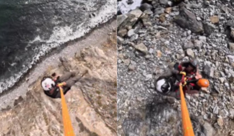 VIDEO: Stranded Hikers Rescued by Helicopter in Daring Operation at Point Reyes National Seashore