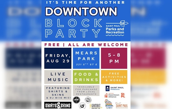 Summer Wrap-Up Downtown Block Party Invites Saint Paul to Mears Park for a Festive Goodbye to the Season