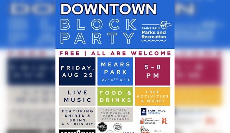 Summer Wrap-Up Downtown Block Party Invites Saint Paul to Mears Park for a Festive Goodbye to the Season