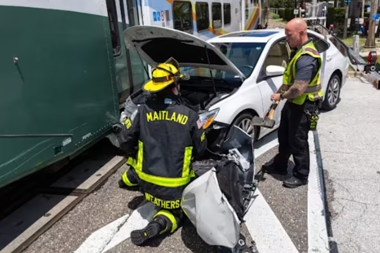 SunRail Train Collision with Vehicle Leads to Delays in Maitland, No Serious Injuries Reported