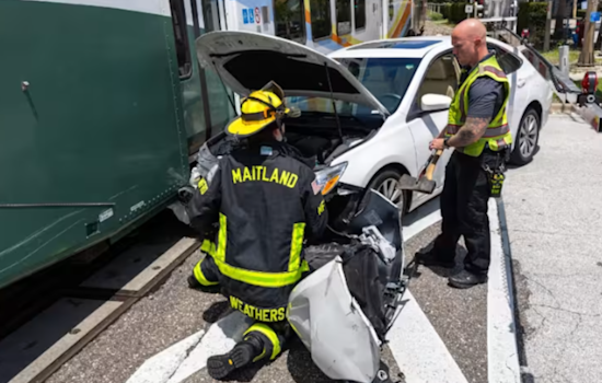 SunRail Train Collision with Vehicle Leads to Delays in Maitland, No Serious Injuries Reported