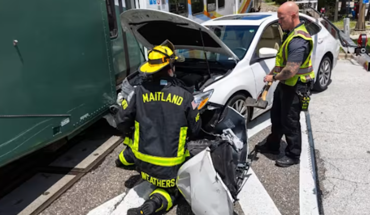 SunRail Train Collision with Vehicle Leads to Delays in Maitland, No Serious Injuries Reported