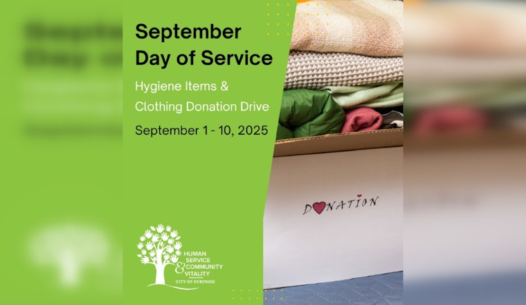 Surprise City Rallies for September Day of Service with Donation and Blood Drives Honoring First Responders