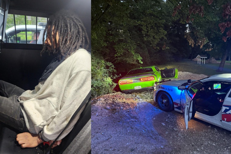 Suspected Car Thief Nabbed by K9 After Chase Ends in Spring Area Ditch