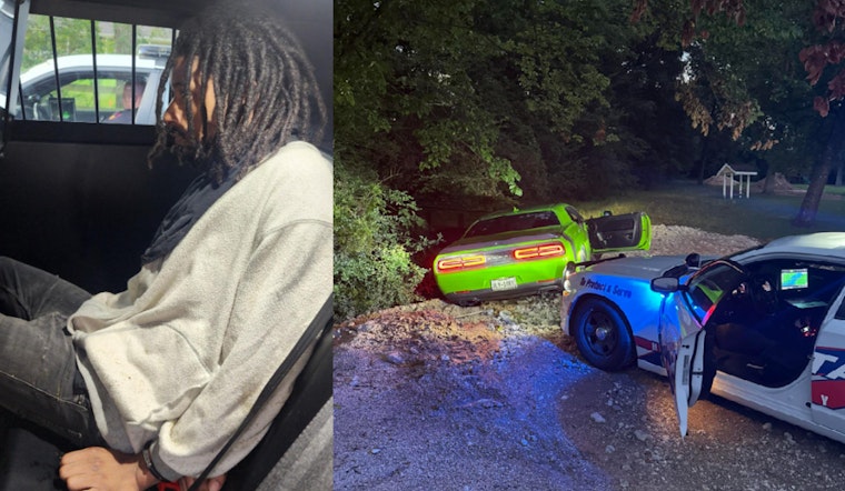 Suspected Car Thief Nabbed by K9 After Chase Ends in Spring Area Ditch