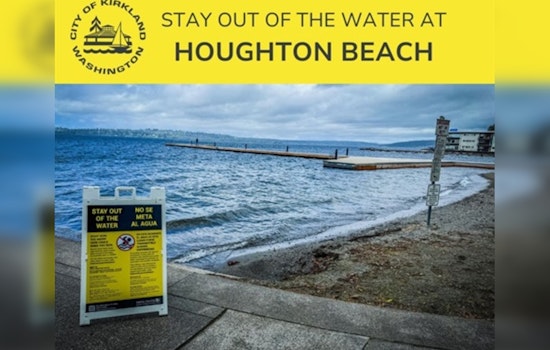 Swimming Ban Continues at Kirkland's Houghton Beach Park Due to High Bacteria Levels