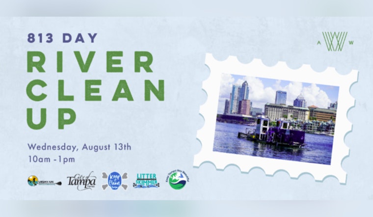 Tampa Celebrates 813 Day with Community-Led River Clean-Up Initiative