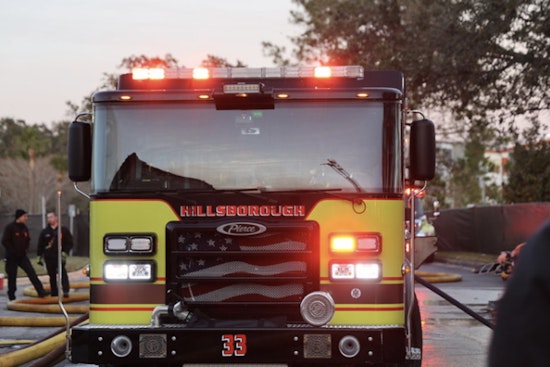 Tampa Firefighter Hospitalized as Crews Battle Major Scrapyard Blaze in Hillsborough County