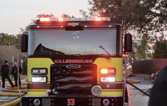 Tampa Firefighter Hospitalized as Crews Battle Major Scrapyard Blaze in Hillsborough County