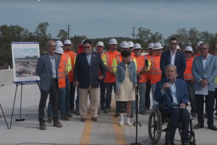 Texas Governor Greg Abbott Celebrates Swift Reopening of Cow Creek Bridge After Floods