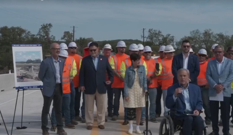 Texas Governor Greg Abbott Celebrates Swift Reopening of Cow Creek Bridge After Floods