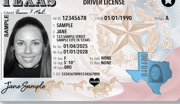 Texas Rolls Out New Driver's Licenses with Enhanced Security Features to Combat Identity Theft