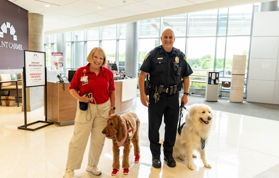 Therapy Dogs Bo and Griffin Bring Joy to Patients at Mount Carmel Grove City