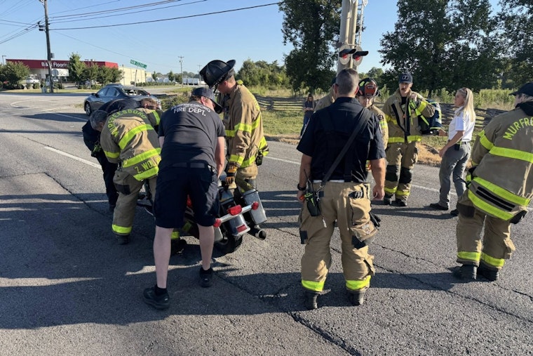 Traffic Disrupted in Murfreesboro Following Injury Crash Involving Car and Motorcycle