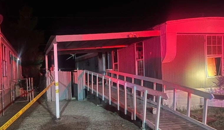 Tragic Mobile Home Fire in Las Cruces Claims a Life, Injures Firefighter; Cause Under Investigation
