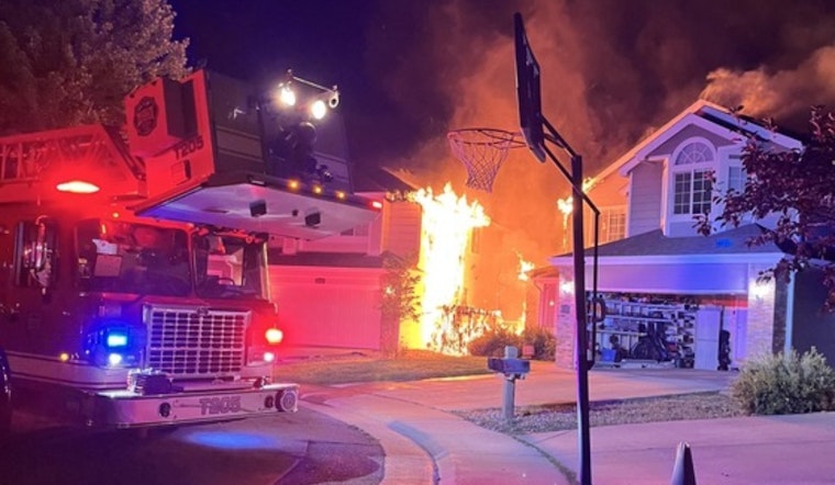 Two Homes Engulfed by Fire in Superior, Colorado, No Injuries Reported