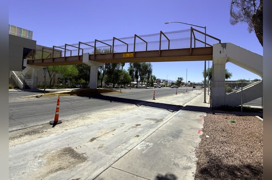 Upcoming Maryland Parkway Lane Closures in Las Vegas Set for Pedestrian Bridge Demolition