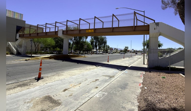 Upcoming Maryland Parkway Lane Closures in Las Vegas Set for Pedestrian Bridge Demolition
