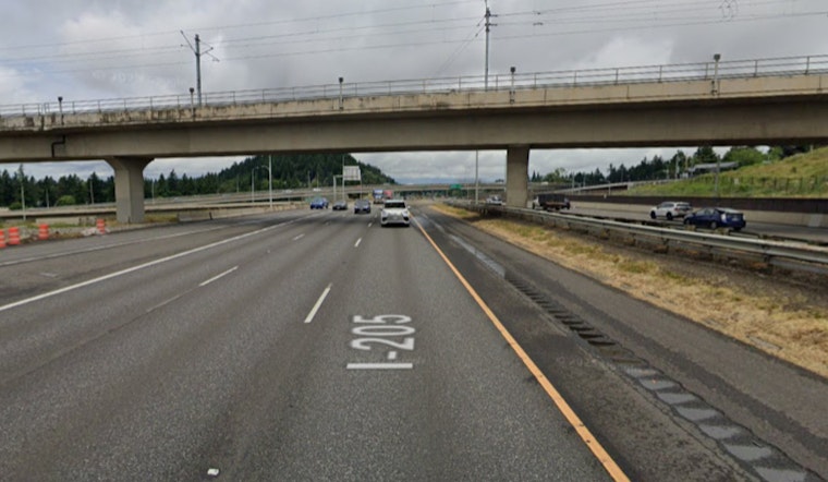 Upcoming Night Work on I-205, Tualatin-Clackamas Stretch Eyed for Lane and Shoulder Closures in September and October