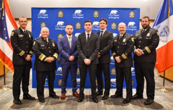 Upper Arlington Police Division Grows with Addition of Three New Officers at Swearing-In Ceremony