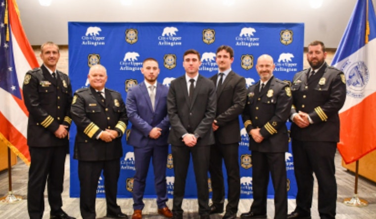 Upper Arlington Police Division Grows with Addition of Three New Officers at Swearing-In Ceremony