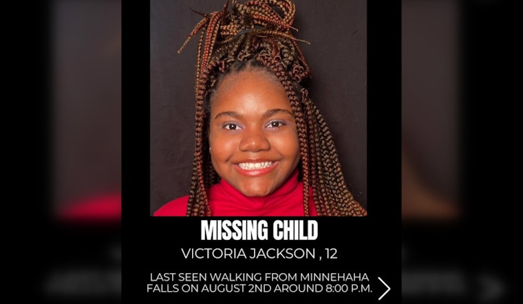 Urgent Search for Missing 12-Year-Old Victoria Alexandria Jackson in Minneapolis