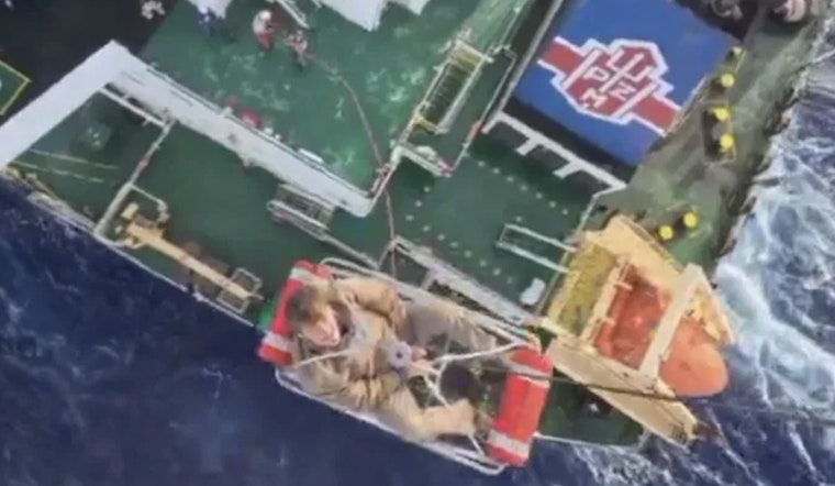 U.S. Coast Guard Swiftly Medevacs Man Exhibiting Stroke Symptoms from Tanker Near Port St. Lucie