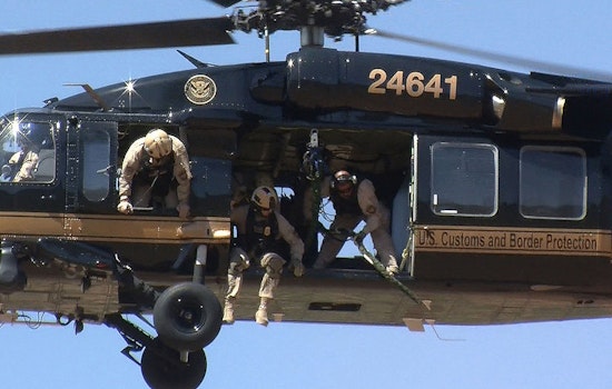 U.S. Customs and Border Protection Helicopter Crew Successfully Executes Night Rescue in El Paso's Franklin Mountains