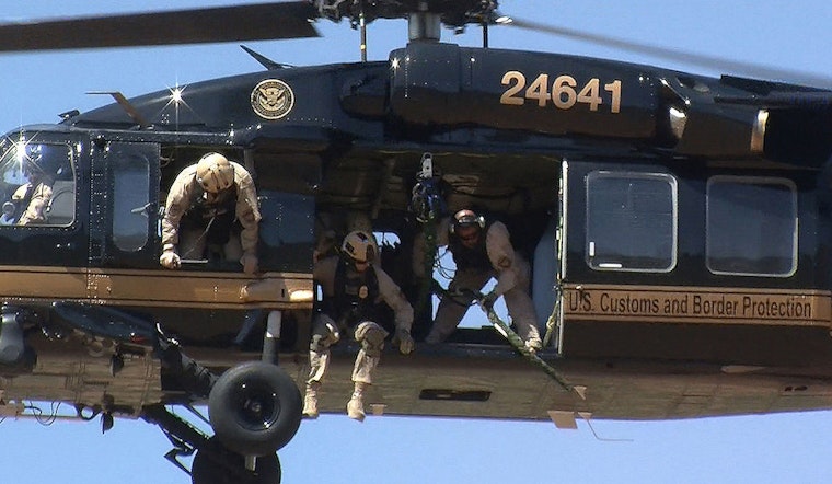 U.S. Customs and Border Protection Helicopter Crew Successfully Executes Night Rescue in El Paso's Franklin Mountains