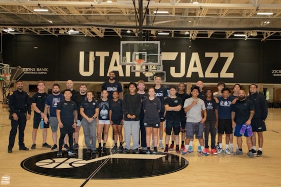 Utah Jazz Partners with Salt Lake Police to Host Youth Basketball Clinic on August 8th