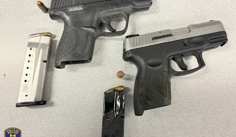 Vallejo Police Arrest Passenger for Firearm Possession After Erratic Driving Incident