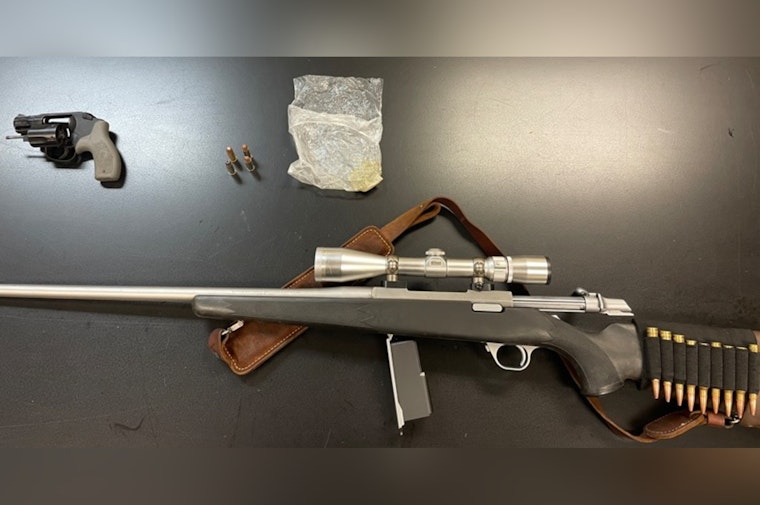 Valley Springs Man on Probation Arrested for Firearm Possession After Blocking Road