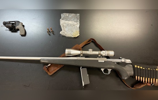 Valley Springs Man on Probation Arrested for Firearm Possession After Blocking Road