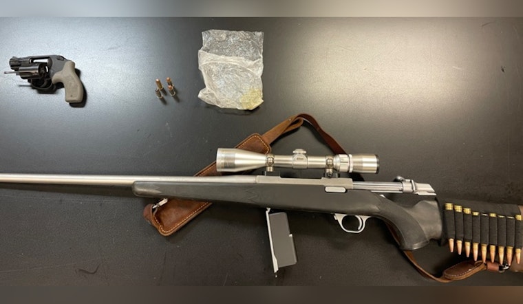 Valley Springs Man on Probation Arrested for Firearm Possession After Blocking Road