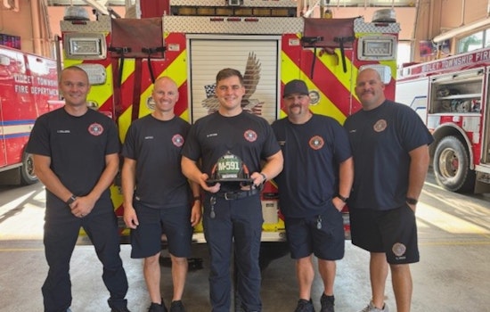 Violet Township Fire Department Celebrates Team Members' Completion of Probationary Year