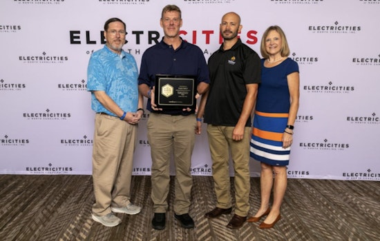 Wake Forest Power Shines with Public Power Awards of Excellence at ElectriCities Meeting