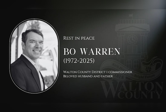 Walton County Mourns the Loss of Dedicated District 1 Commissioner Bo Warren