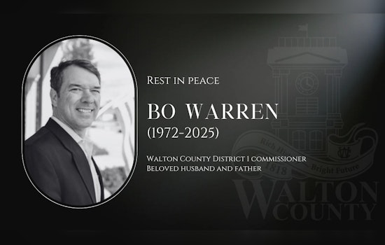 Walton County Mourns the Loss of Dedicated District 1 Commissioner Bo Warren