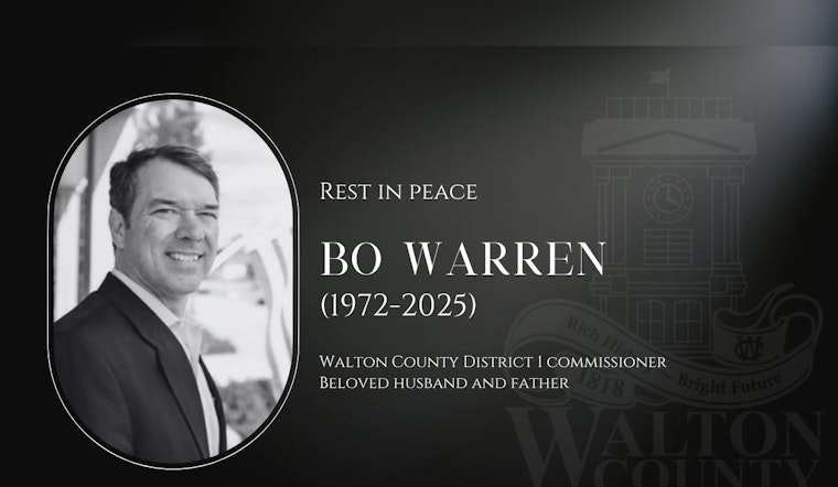 Walton County Mourns the Loss of Dedicated District 1 Commissioner Bo Warren