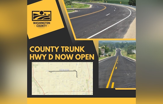 Washington County Celebrates Reopening of Upgraded CTH D Road in Wisconsin