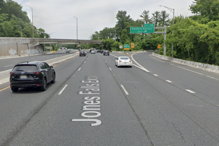 Weekend Traffic Alert: Jones Falls Expressway in Baltimore to Close Overnight for Geophysical Survey