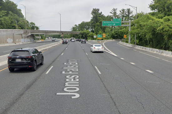 Weekend Traffic Alert: Jones Falls Expressway in Baltimore to Close Overnight for Geophysical Survey