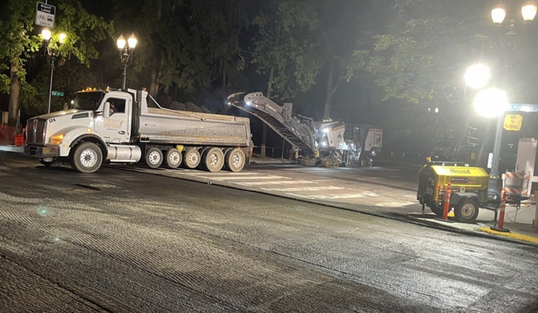 Weekend Traffic Alert, SW Fourth Avenue in Portland Set for Closure and Paving Works