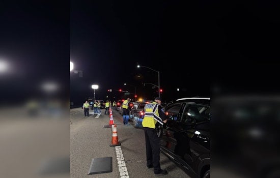 West Sacramento Police Conduct DUI Checkpoint Resulting in Arrest and Citations on Jefferson Blvd