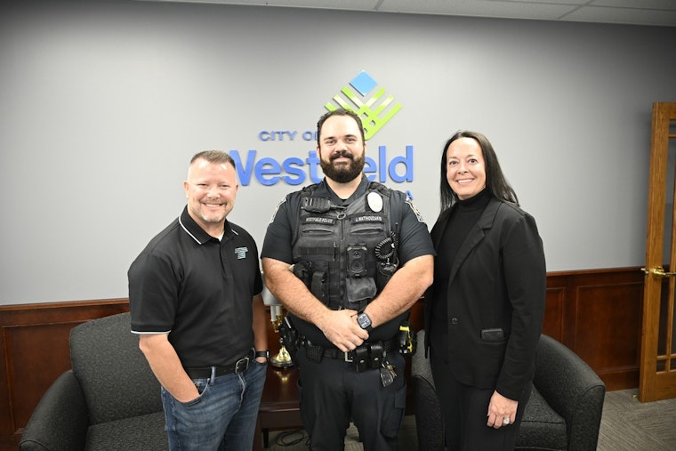 Westfield Police Department Celebrates Officer Mathioudakis's 5 Years of Dedicated Night Shift Service