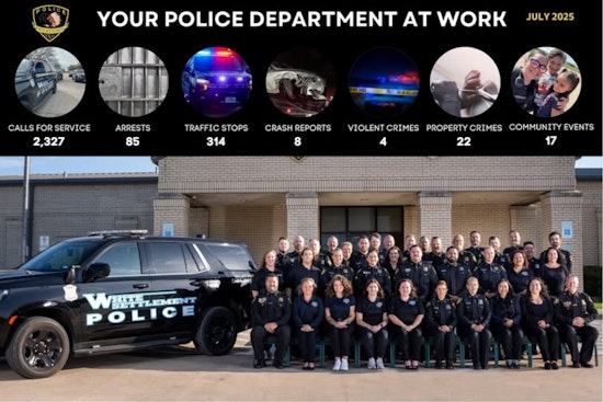 White Settlement Police Department Tackles Over 2,300 July Calls, Engages Community at 17 Events